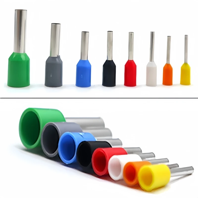 Insulated Wire Connectors For Secure Electrical Connections, Tubular Crimp Terminals, 1300 Pcs per Box