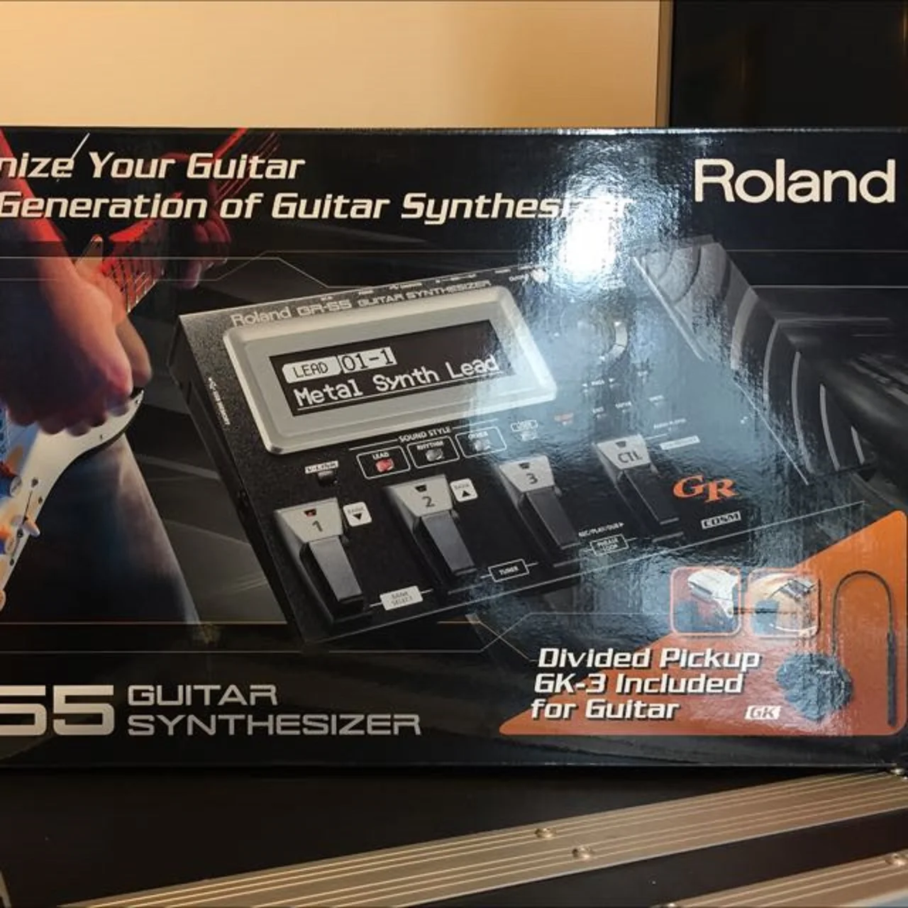 Las más nuevas ventas para la Pedal de efectos del sintetizador de guitarra Rolands GR-55GK y GK-3