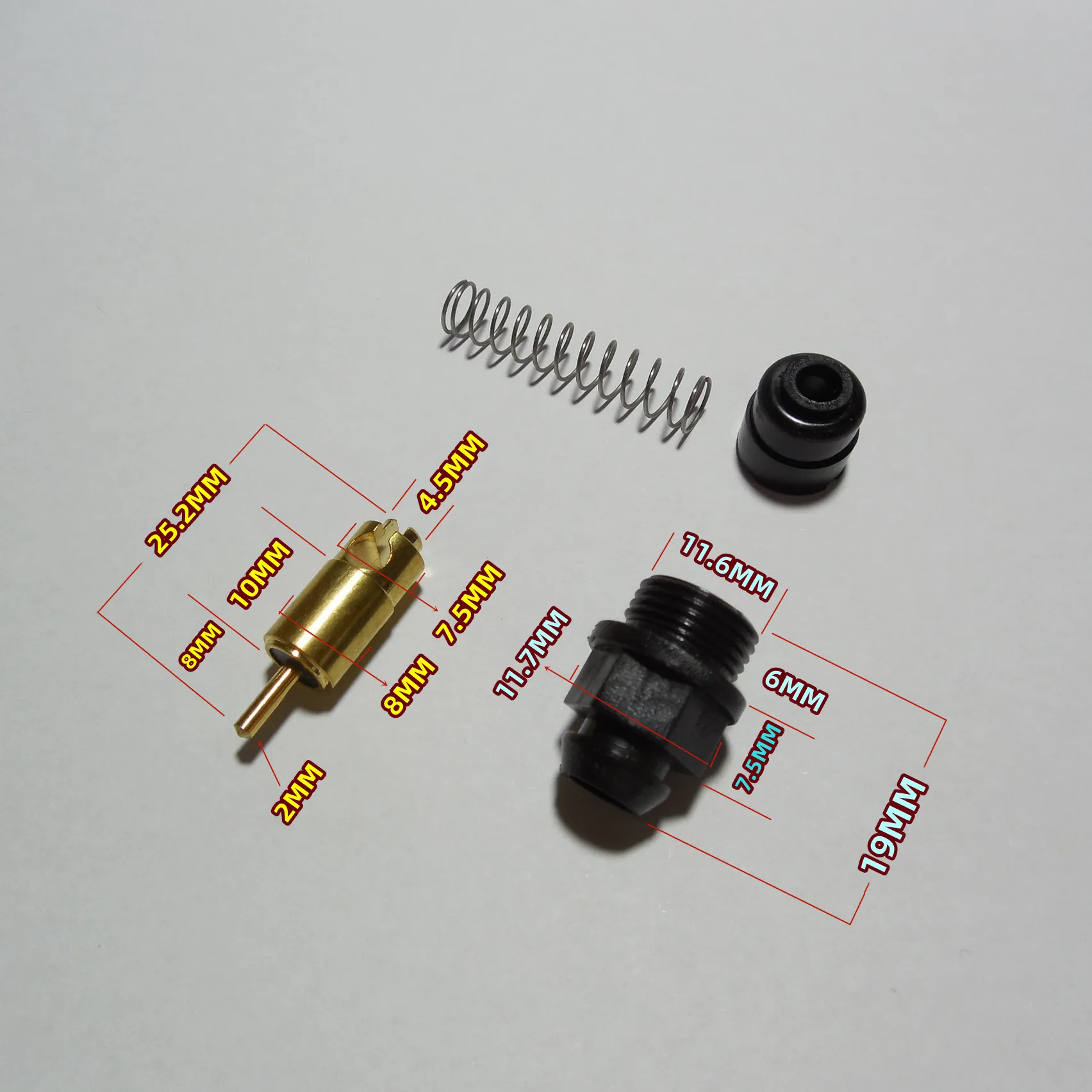 For KTM640 Adventure 98~07 version Motocross Mikuni BST40 Carburetor Repair Kit with Vacuum Diaphragm and Float