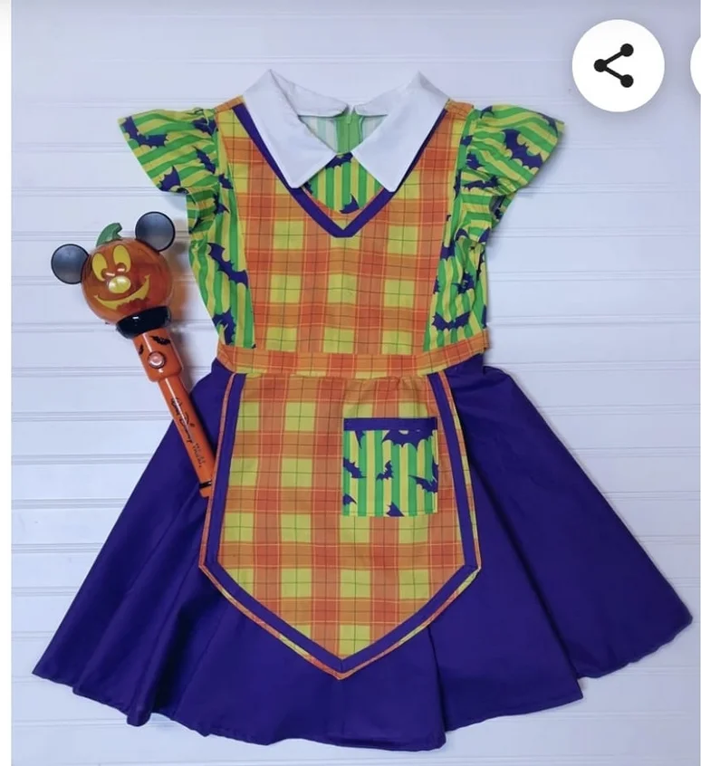 Mickey's Not So Scary Cast Member girls Costume Halloween dress