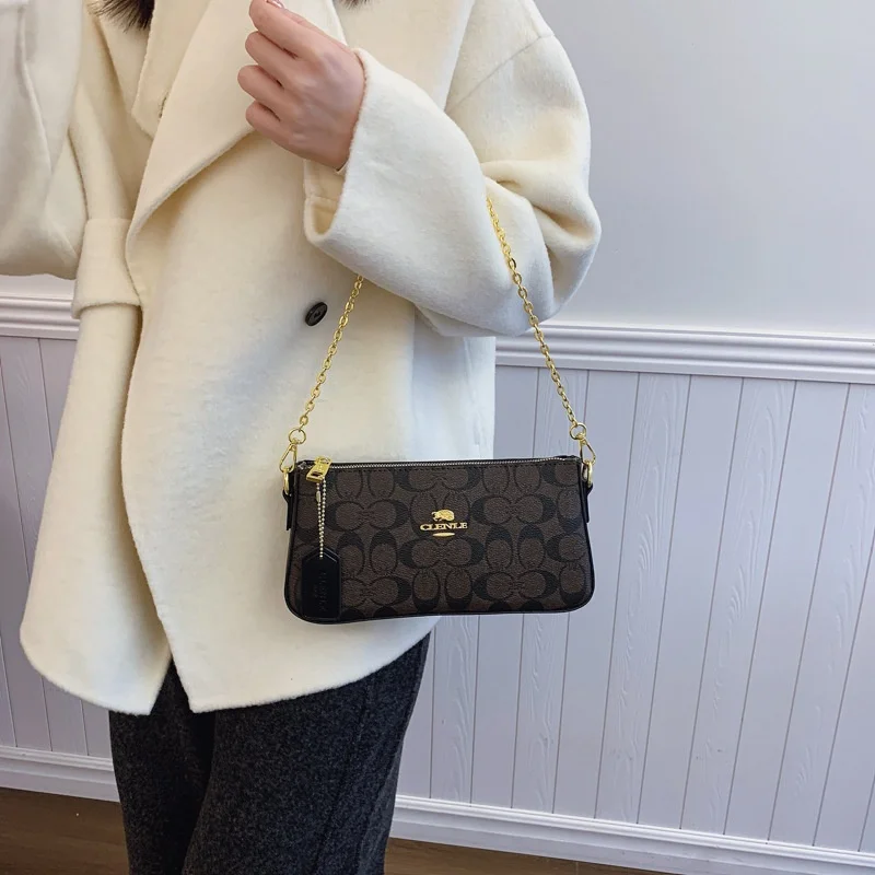 حقيبة يد نسائية كلاسيكية كاجوال نمط التنقل حقيبة كتف حقيبة يد بسيطة حقيبة هاتف عصرية متعددة الاستخدامات حقيبة كروس ذات علامة تجارية