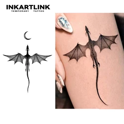 Pterosaur Temporary Tattoo,Lasts To 15 Days New Technology Magic Waterproof Semi Permanent Sticker.