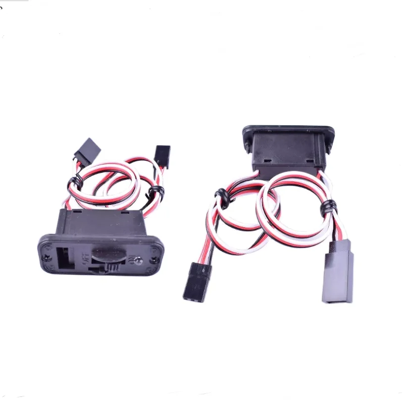 2 PACK Futaba/JR Style Heavy Duty On/Off Switch W/ Charge With Bright LED RC Power Switch