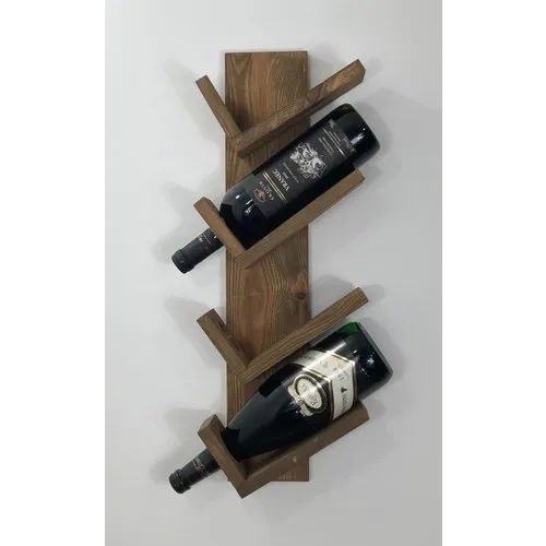 Natural Wood Vintage Wine Rack Wine Rack Retro Wooden Wine Rack Walnut
