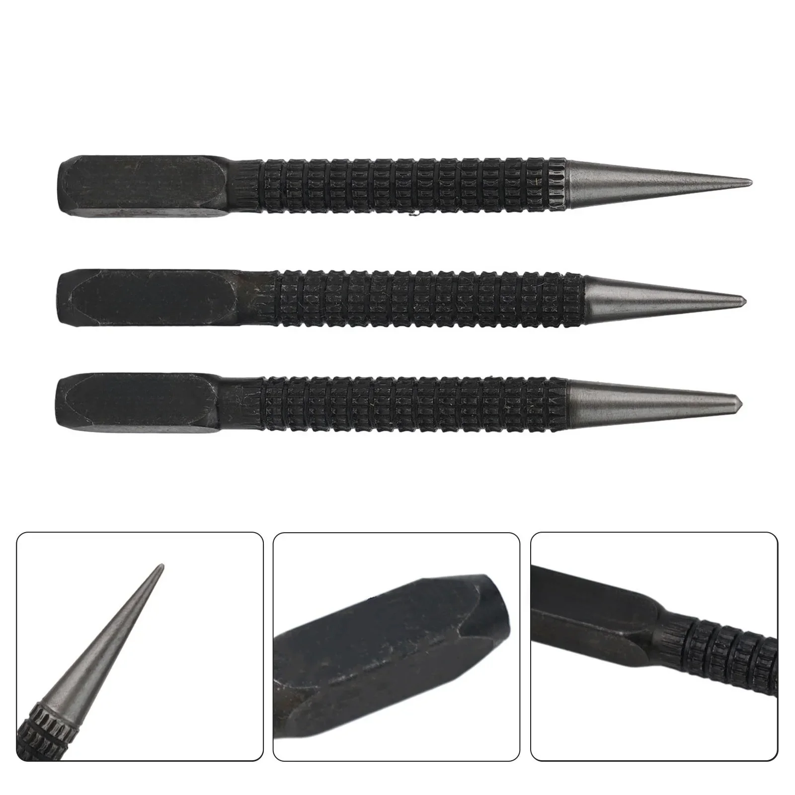 1szt 1.5mm/2mm/3mm Zestaw dziurkaczy ze stali stopowej Dziurkacz centralny do stali stopowej Metal Drewno Oznaczenie Narzędzie do wiercenia Dziurkacze centrujące — zdjęcie 2