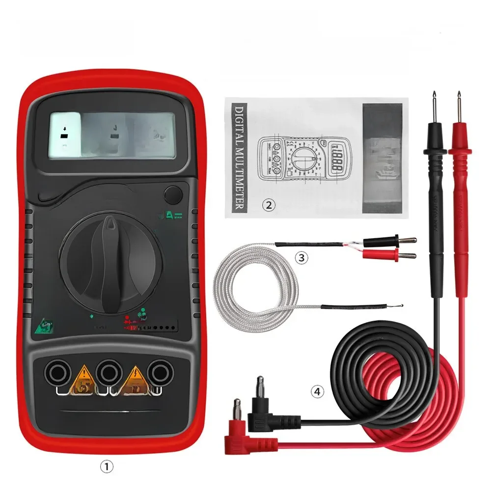ANENG AN8205C Multímetro Digital AC/DC Amperímetro Volt Ohm Multimetro Tester Medidor Com Termopar
