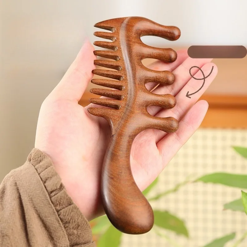 

1 шт., массажная расческа, многофункциональная расческа с большими зубьями, пластиковая расческа для массажа головы, кожи головы, широкая толстая массажная расческа с меридианом