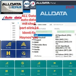 2025 For Auto data Alldata Online Account Workshop Repair Software All Data Haynes Support Mobile/PC Login Work Stable