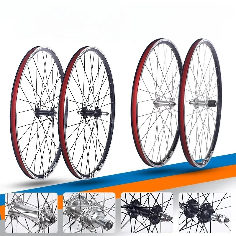 AliExpress NONE Mountain Bike Wheel set 24/26inch V brake Rotary Type /Cassette Type 2Bearing 100X135mm 6/10S 26er 27.5inch MTB Bicycle Wheel