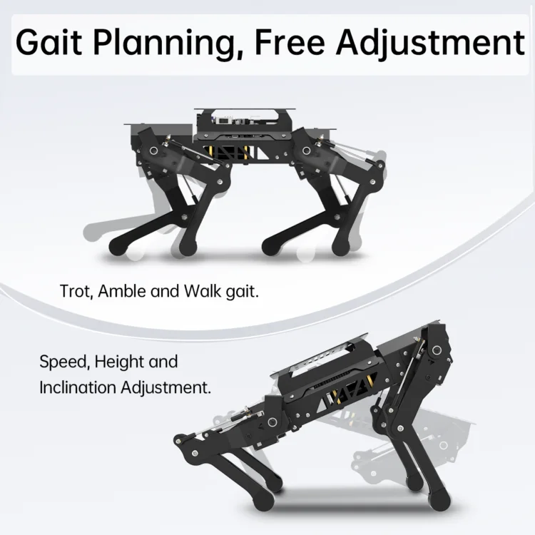 Hiwonder PuppyPi Quadruped Robot with AI Vision Powered by Raspberry Pi ROS Robot Dog