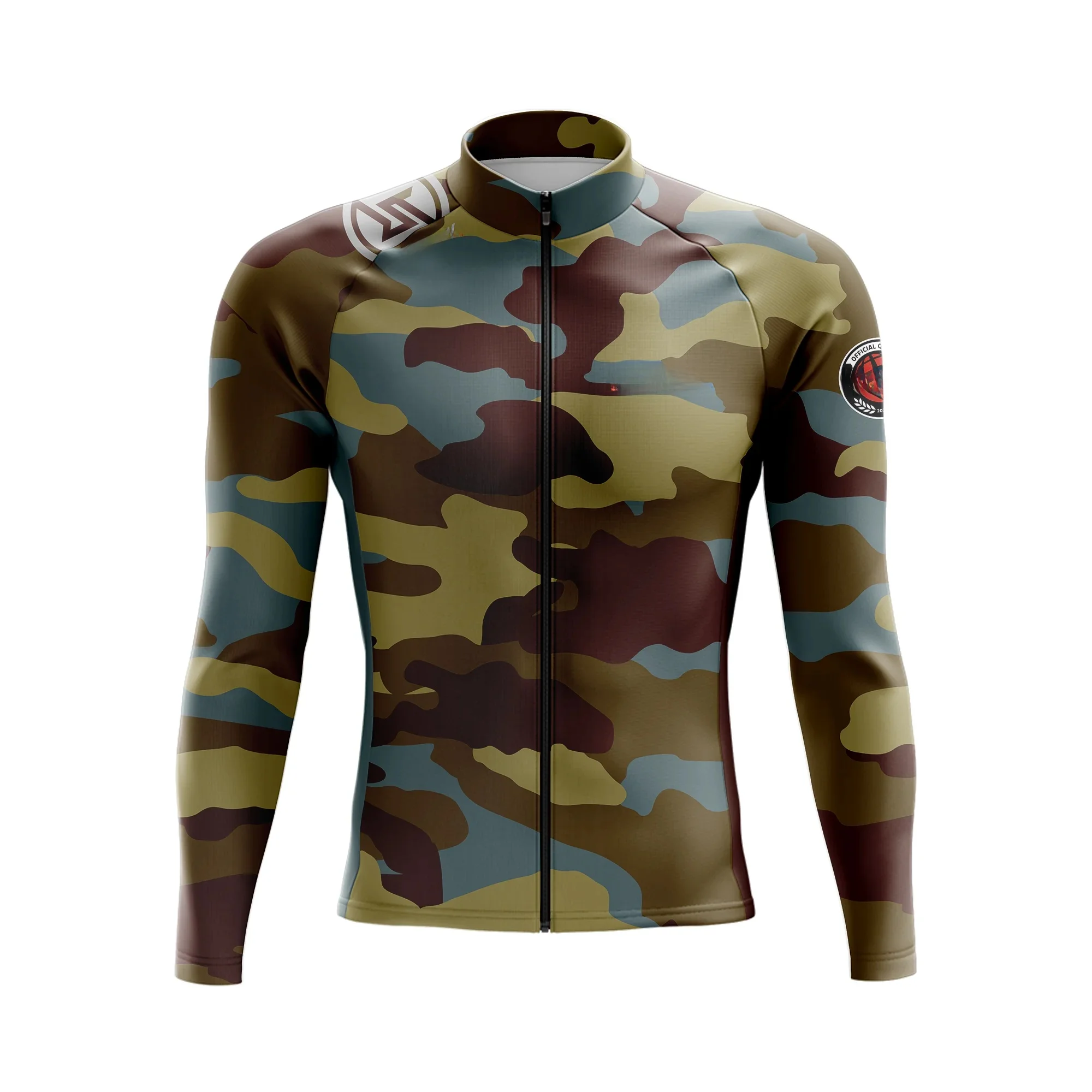 AliExpress 2024IRONMAN Winter Cycling Jersey Camo INFINIUM-TEX Thermal Fleece Long Sleeve Jackets RIGHTTRACK Outdoor Road Bike Apparel
