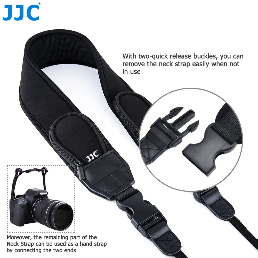 JJC Quick Release Camera Neck Strap Neoprene Shoulder Belt Strap for Nikon Z5 Z6 II Z7 D850 D800 D7500 D7100 D3100 D5600 D5100