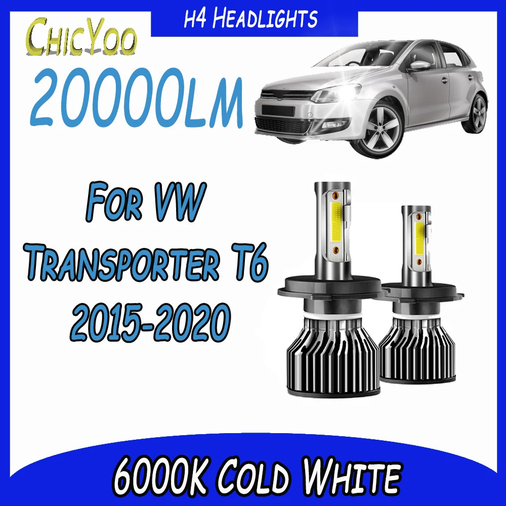 

2PCS 240W Car Fog Lights LED Headlight Bulbs 40000LM Super Bright Auto Lamps 12V For VW Transporter T6 2015-2020 2016 2017 2018