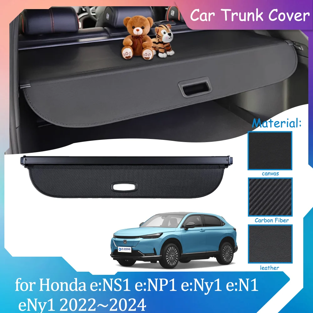 Car Trunk Covers for Honda e:NS1 e:NP1 e:Ny1 e:N1 eNy1 2022~2024 Luggage Curtain Shelter Privacy Retractable Cargo Accessories