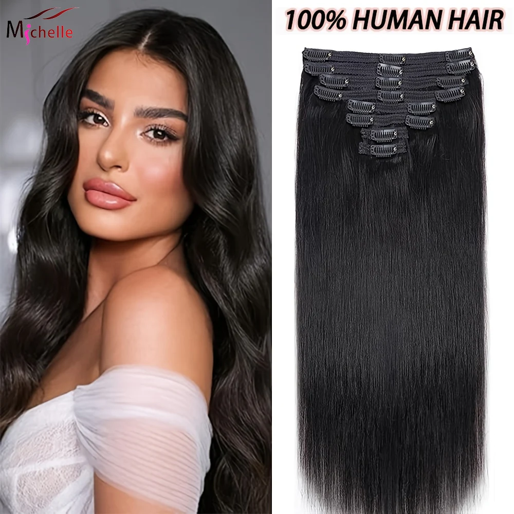 straight-clip-in-hair-extensions-100-brazilian-remy-human-hair-extension-8pcs-per-set-with-18-clips-natural-black-clip-ins-hair