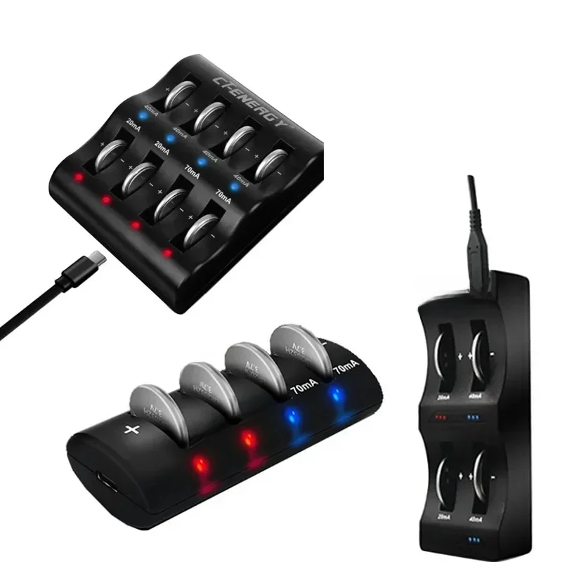 Inteligentny akumulator litowo-jonowy ogniwo monety przejściówka do ładowarki, inteligentna o jasnym świetle jakości akumulator litowo-jonowy ładowarka wyświetlacz konwerter USB — zdjęcie produktu 7