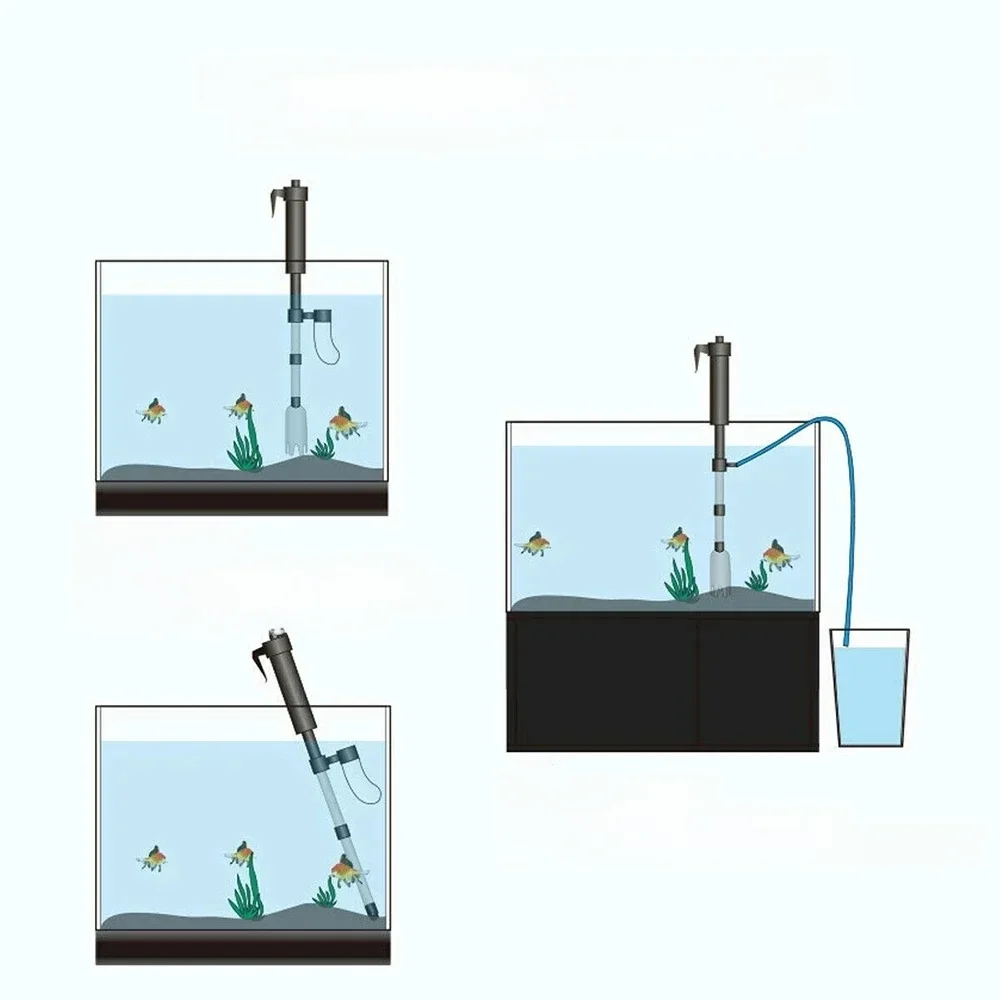 AliExpress NONE Electric Aquarium Water Change Pump Cleaning Tools Gravel Cleaner Siphon for Fish Tank Water Filter Pump