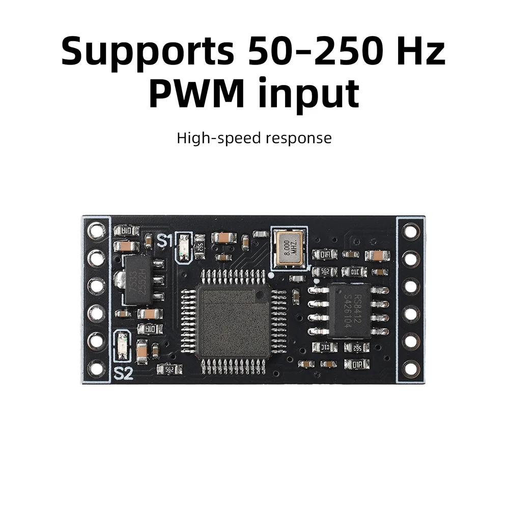 DC 5-12V Dual Channel PWM Signal To Analog Voltage Converter For Model Aircraft UAV High Precision DAC Module