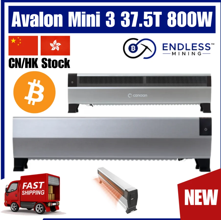 ДЕШЕВЫЕ ПРОДАЖИ Новый биткойн-майнер Canaan Avalon Mini 3–37,5TH/s 800 Вт ДЕШЕВЫЕ ПРОДАЖИ Новый биткойн-майнер Canaan Avalon Mini 3–37,5TH/s 800 Вт