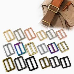30Pcs 20-50mm Metal Ring Buckles Handbag Strap Belt Tri-Glide Clasps Webbing Backpack Loop Hook DIY Hardware Sewing Accessory