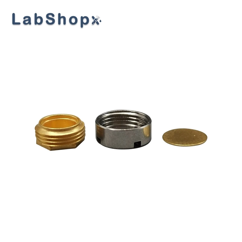 27μl Reusable High Pressure Crucible with Lid/Seal Gold Plated for Netzsch 6.239.2-92.3.00 Thermal Analysis Sample Pans LABSHOPX