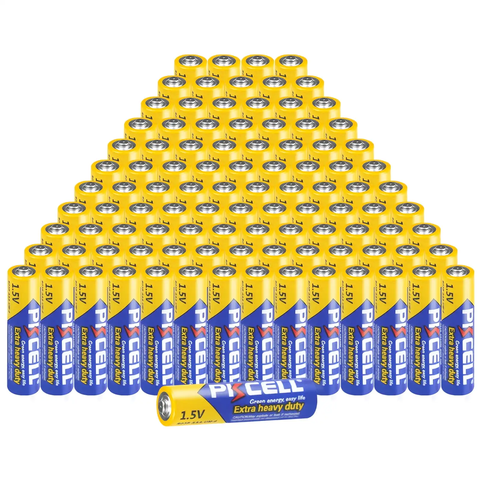 

120PC 1.5V R03P AAA Battery R03P UM4 HP16 3A Triple A Zinc-Carbon Batteries Used In Small Electronic Devices TV remote controls