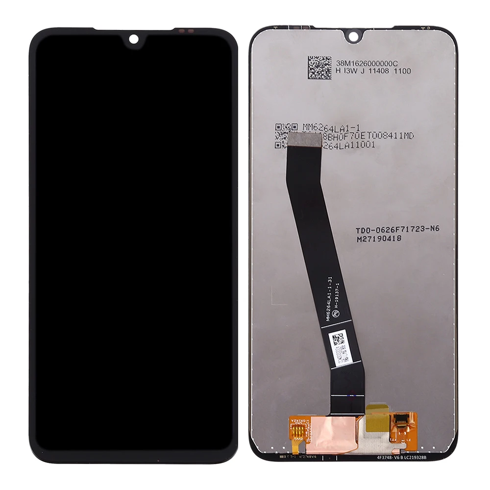 Teevo tampilan layar LCD & layar sentuh, Digitizer hitam untuk Xiaomi Redmi 7/Y3