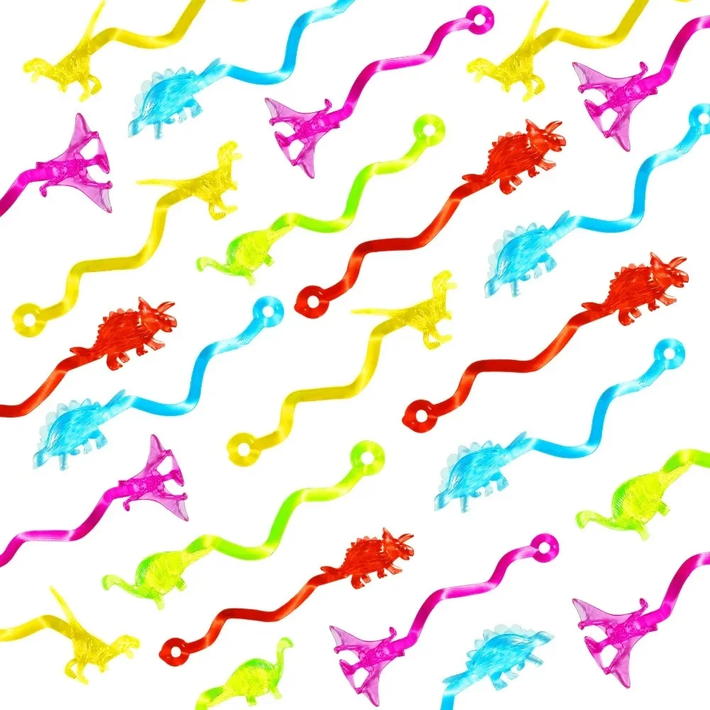10-50PC Mini coloré collant extensible dinosaure fête d'anniversaire pour enfants Pinata sac cadeau de noël remplissage carnaval enfants sac cadeau