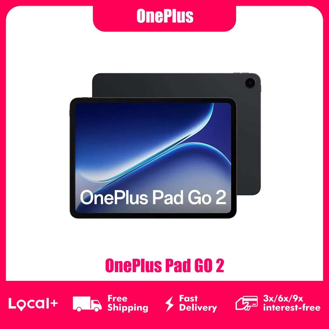 Globale Version Tablet OnePlus Pad GO 2 8+128GB WiFi 8+256GB 5G 12,1 Zoll 2,8k Display 10050mAh OxygenOS 16 Wi-Fi 6 Bluetooth