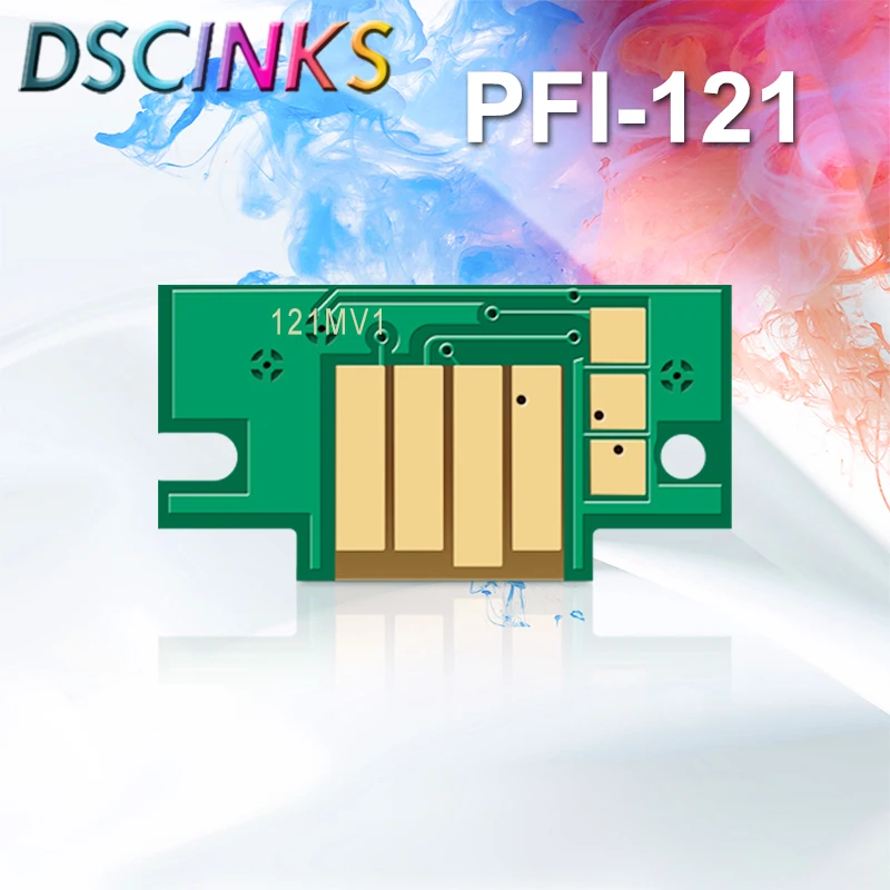 PFI-121M Magenta Cartridge Chip For Canon TM-250 TM-250MFP TM-350 TM-350MFP TM-355 TM-355MFP TM-255 PFI-121 PFI-120 120ml