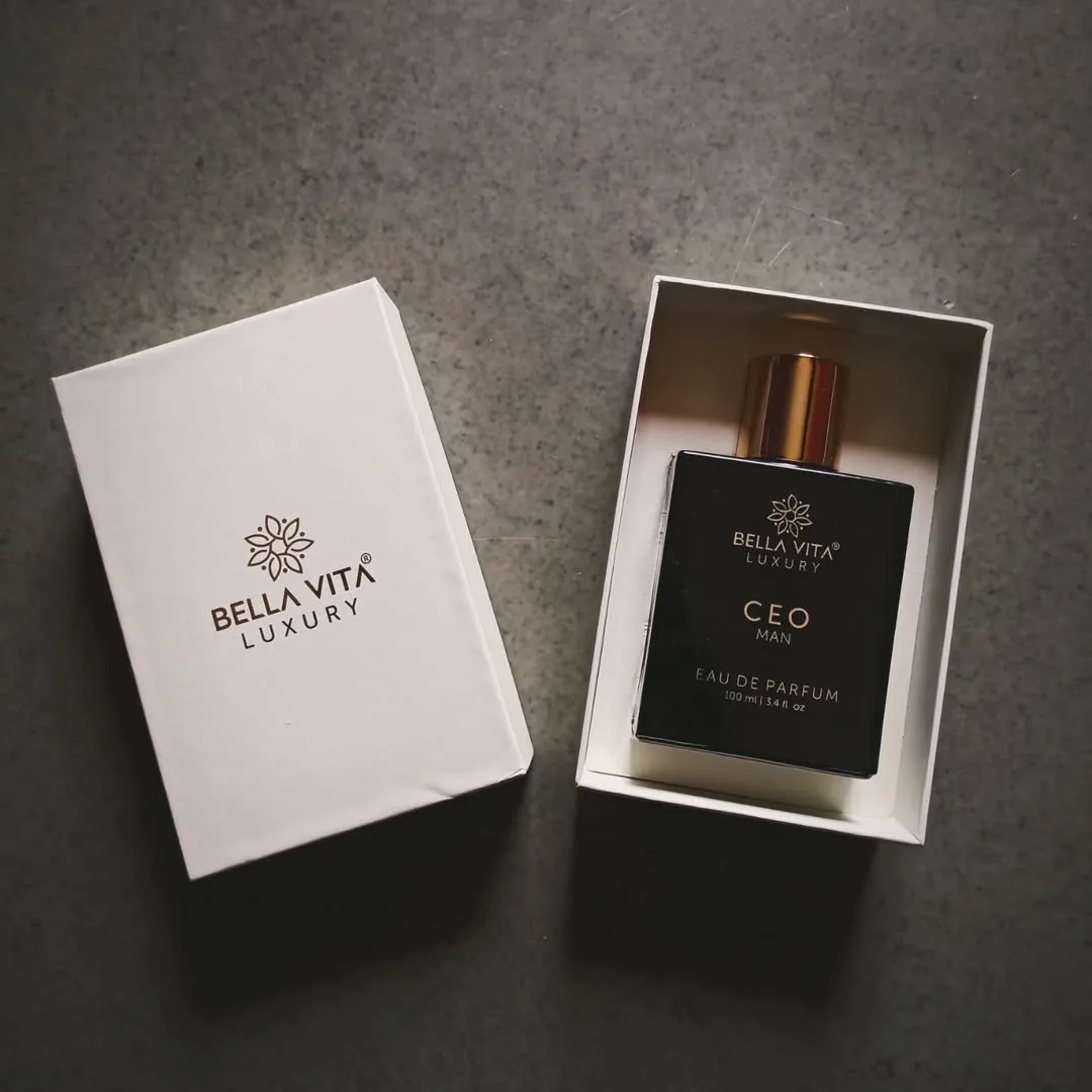 بيلافيتا الفاخرة Ceo Man Eau De Parfum للرجال 3.38 Fl.Oz | الحمضيات الطازجة واللافندر العطري طوال اليوم | تونكا، فيتيفر، قاعدة موس #1