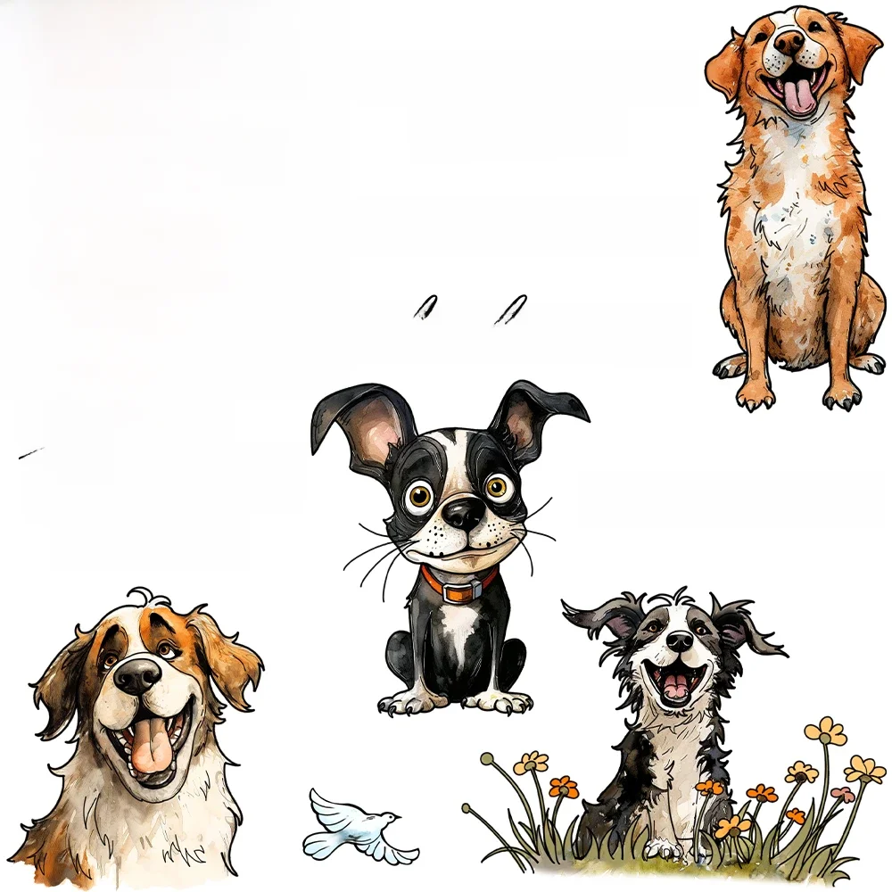 Mango craft schöne Haustier Hunde Urlaub Schneiden stirbt klare Stempel DIY Scrap booking liefert