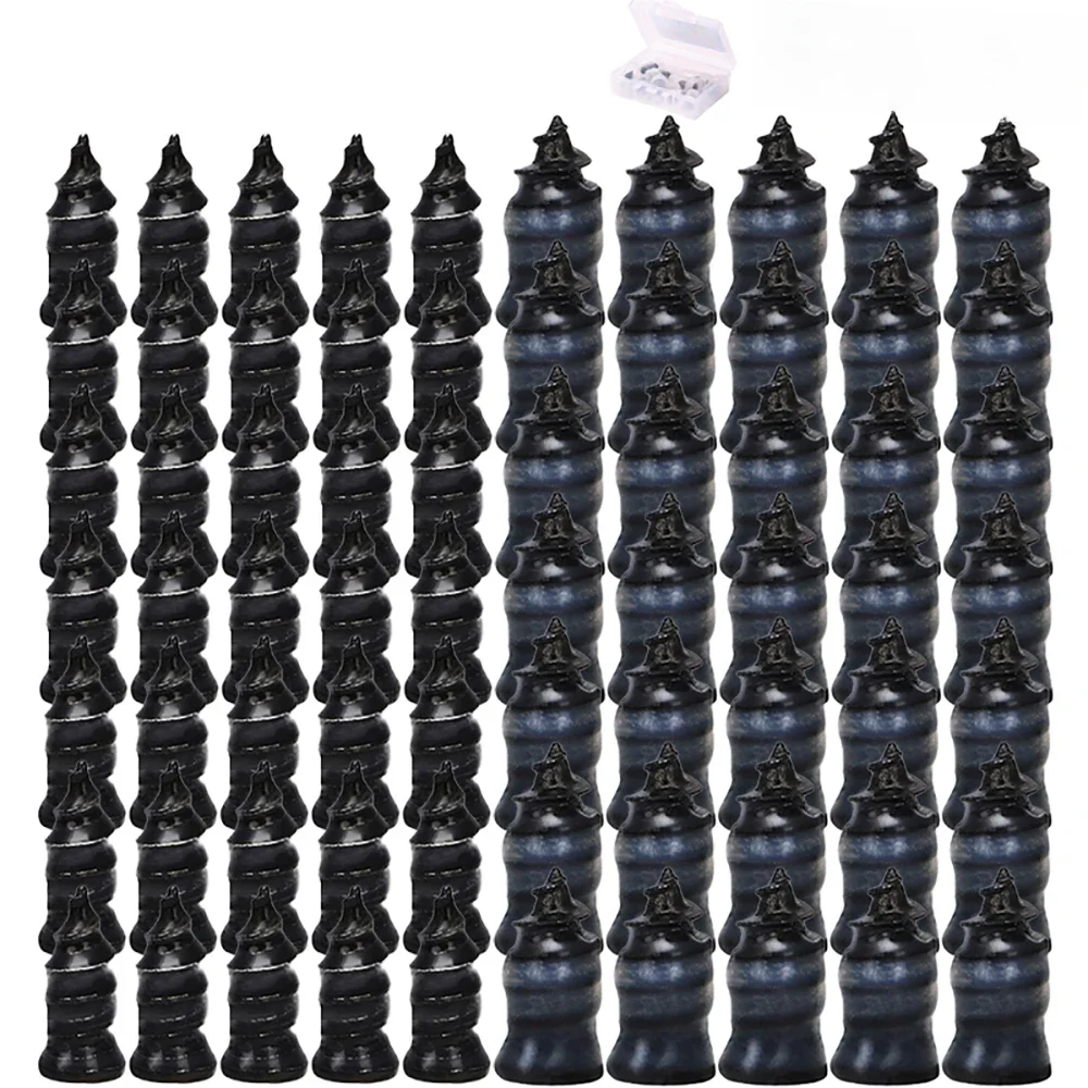 Clous de réparation de pneus sous vide de moto de voiture 10/20/30/70 pièces vis de pneu universelle outils de réparation Tubeless Kit d'accessoires accessoire de voiture