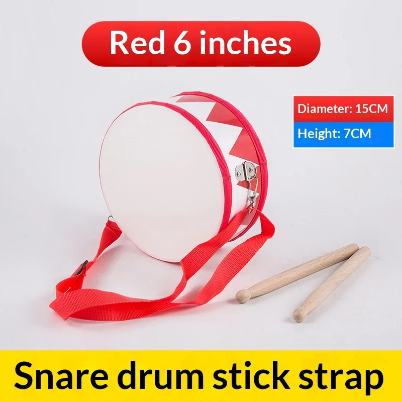 Wooden Percussion Drum Toy Set for Toddlers - with Carry Strap, Develop Rhythm Sense, Safe and Educational Music Aids