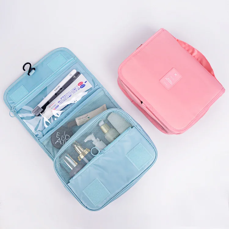 Hanging Travel Cosmetic Bag Diaper Nappy Bag Waterproof Folding Makeup Case Storage Traveling Toiletry Bags Bathroom Accessories