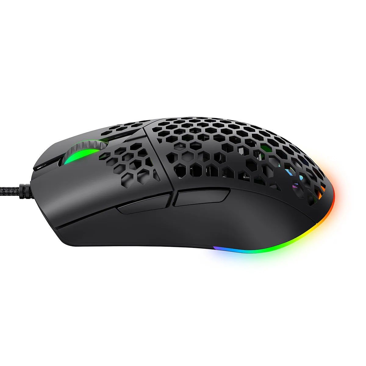 Mouse Gamer Havit MS1036 7200 DPI 7 Botões RGB Preto