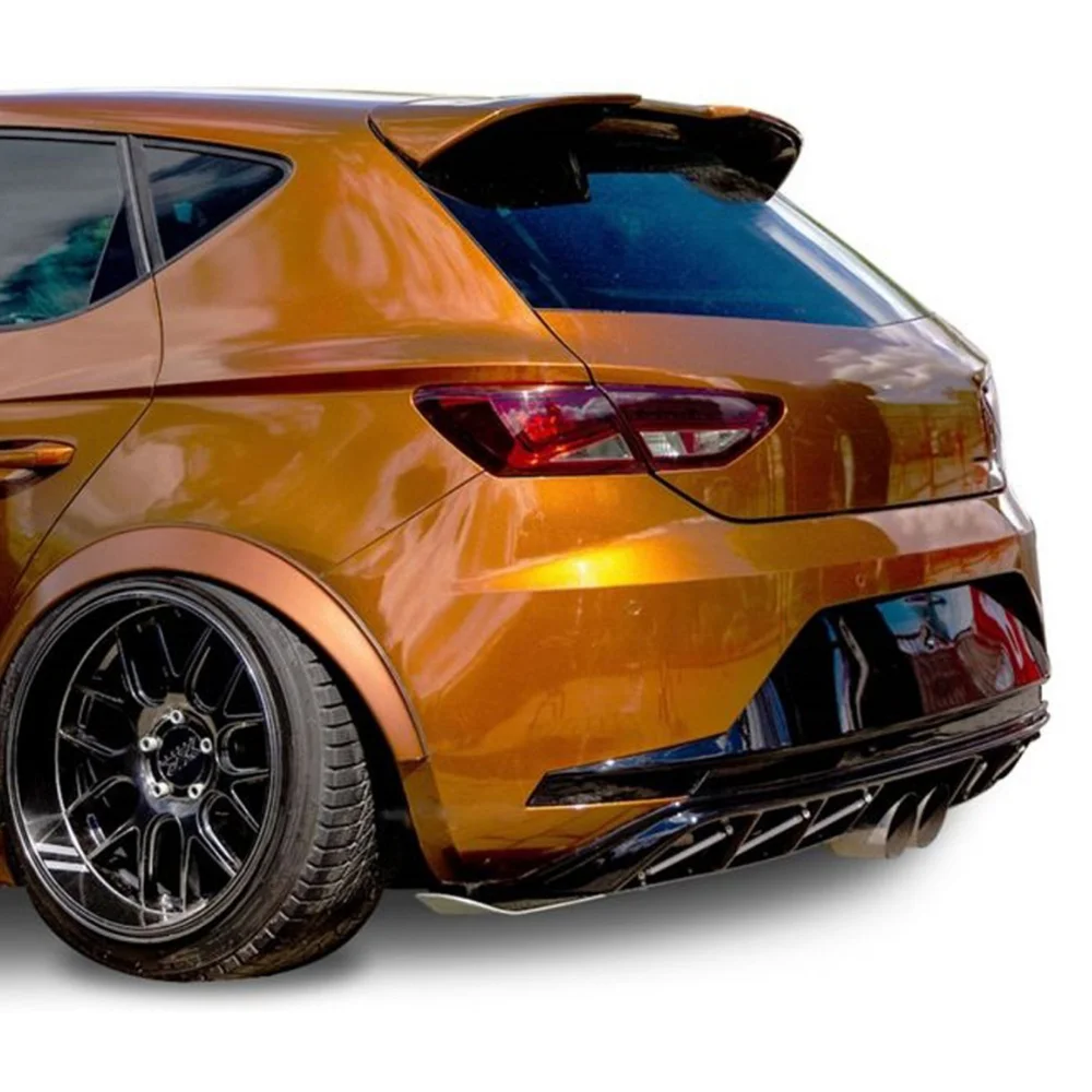 For Seat Leon Fr 2012-2020 Rc Model ABS Plastic Rear Roof Spoiler Wing Trunk Lip Car Stylings Fully Compatible Tunıng Parts