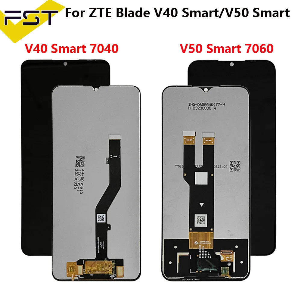 Tested LCD For ZTE Blade V40 Smart 7040 A7040 LCD Display+Touch Screen Assembly Replacement For ZTE Blade V50 Smart 7060 4G LCD