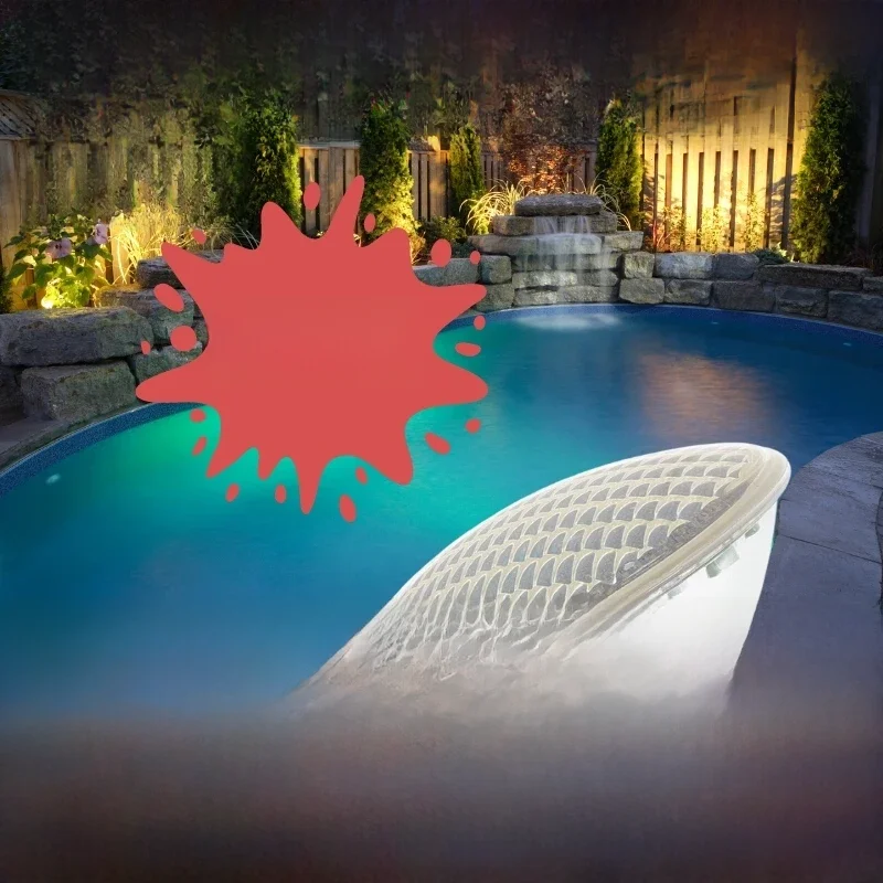Lâmpada par56 para nicho de led para piscina. Vidro grosso. Ip68 luzes submersíveis. Foco para