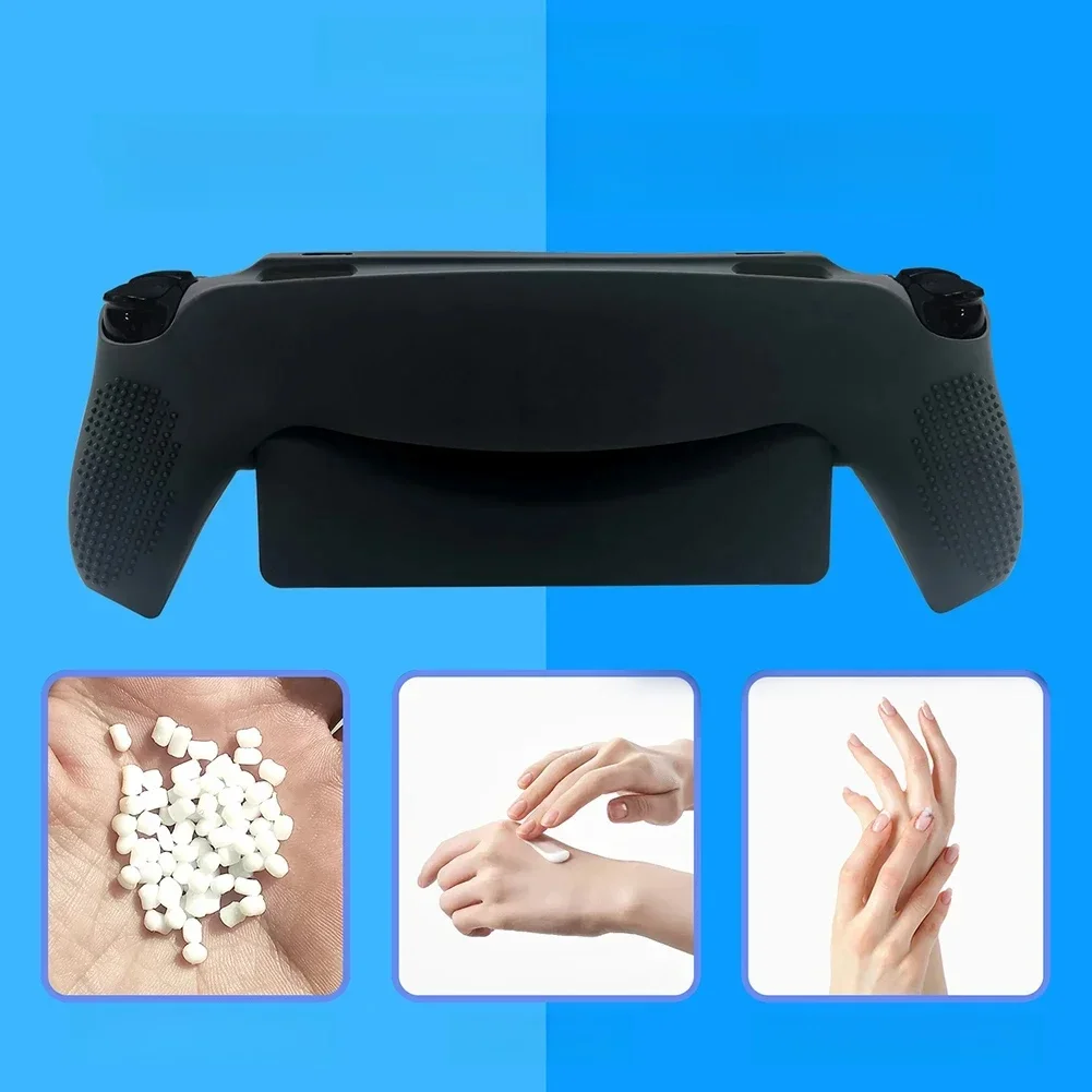 Juste de protection en silicone pour console de jeu Playstation Portal PS5, étui souple, anti-rayures, antidérapant, housse de manette de jeu, étui Grip