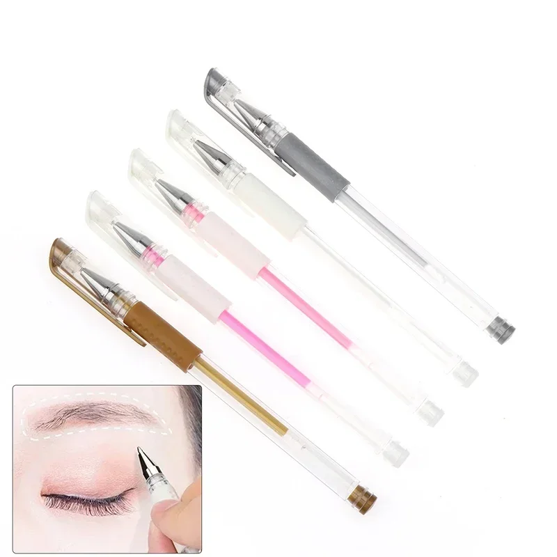 1PC Brow Pen Skin Pen Wodoodporny żelowy marker do brwi i ust do mikrobladingu Narzędzie PMU do rysowania brwi i ust — zdjęcie 2
