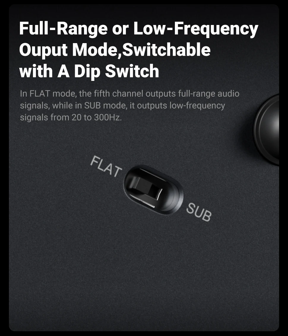 Fosi Audio HT4S Bluetooth 4.1 Heim-Sound-Verstärker, Mini-Desktop-Verstärker mit TPA3116 und Bass-Höhen-Steuerung für Lautsprecher-Subwoofer – Detail 14