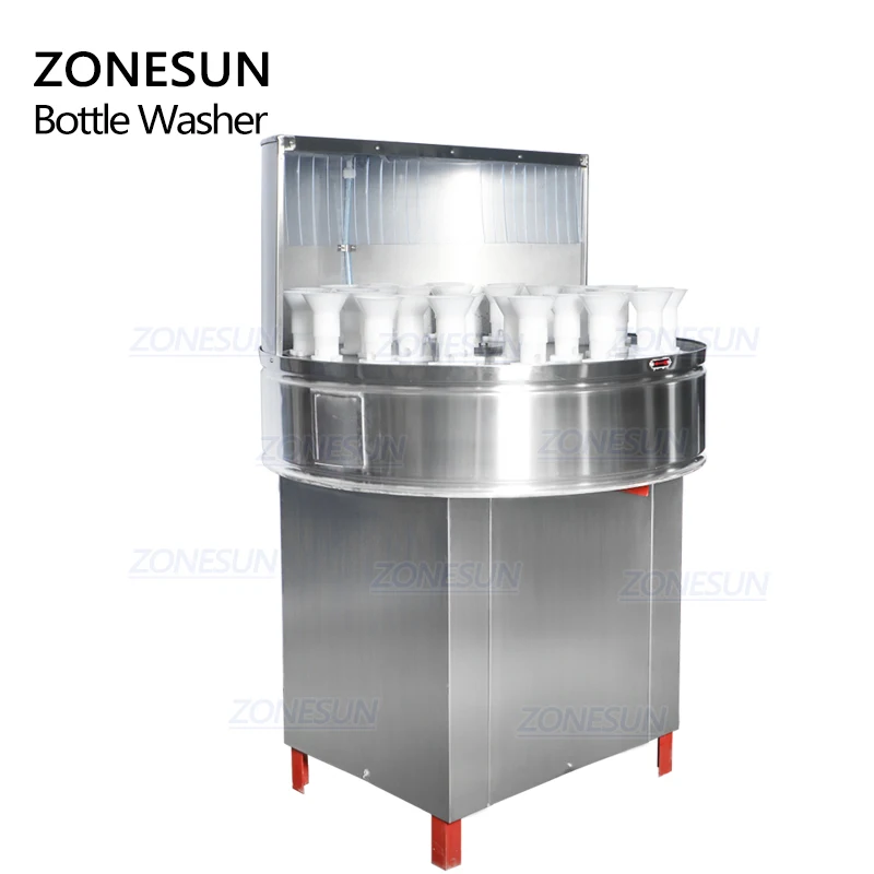 ZONESUN ZS-WB32 Semi Automatic Rotary Bottle Washing Machine