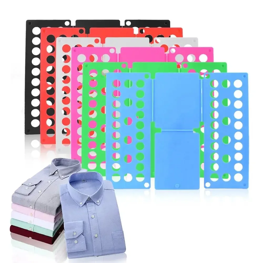 Magiczny folder na ubrania dla dzieci T-shirty Swetry Organizator Składany Uszczelka Oszczędność czasu Uchwyt na ubrania Szybka składana deska do przechowywania ubrań w domu — zdjęcie 2