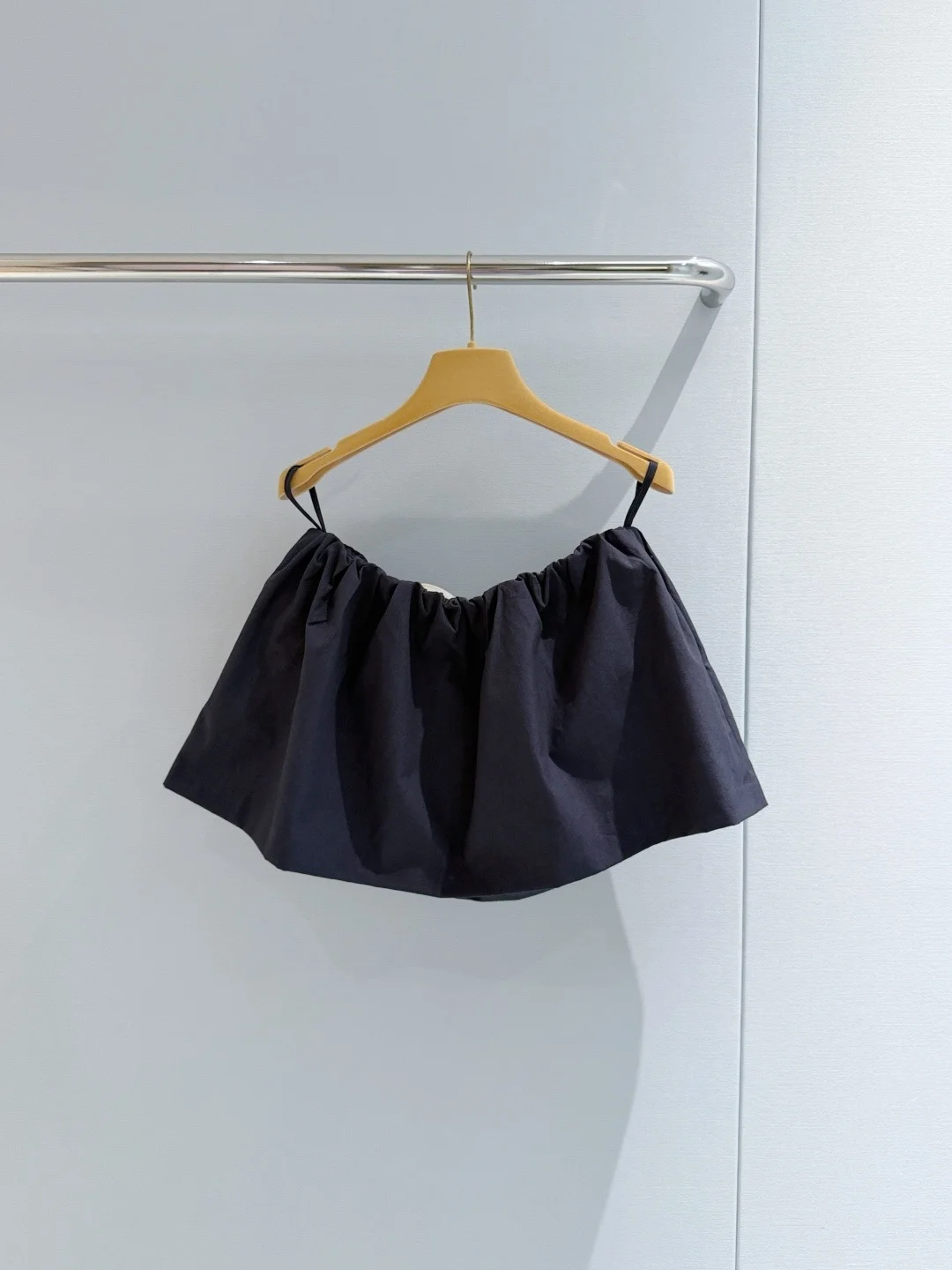 

2026 Summer Retro Petal Puff Super Short Half-Dress Women's Drawstring Elastic Waist Short Dress