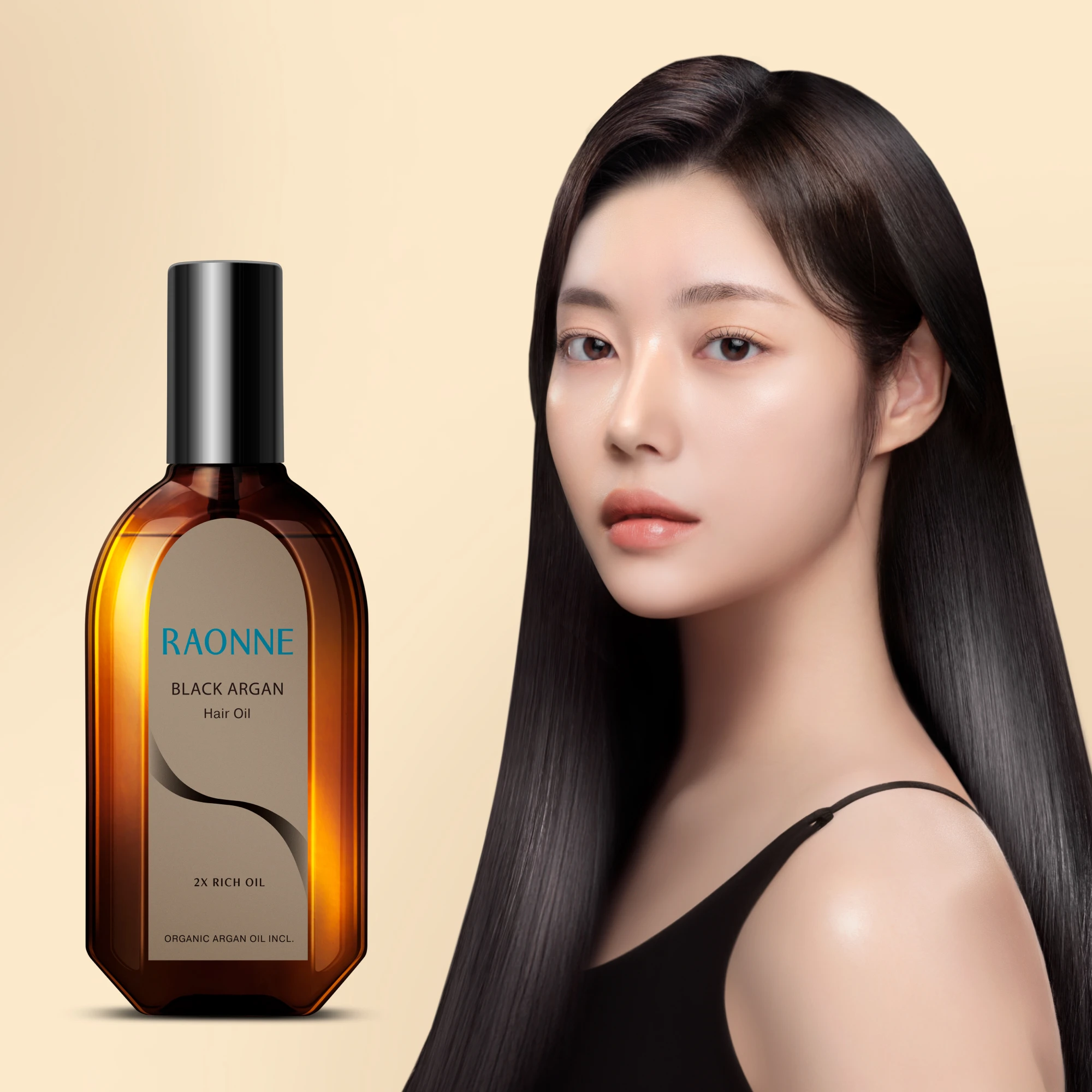 [Blackfriday 1+1] Raonne Rich2X Hair Oil 100ml + hair oil 30ml (gift)