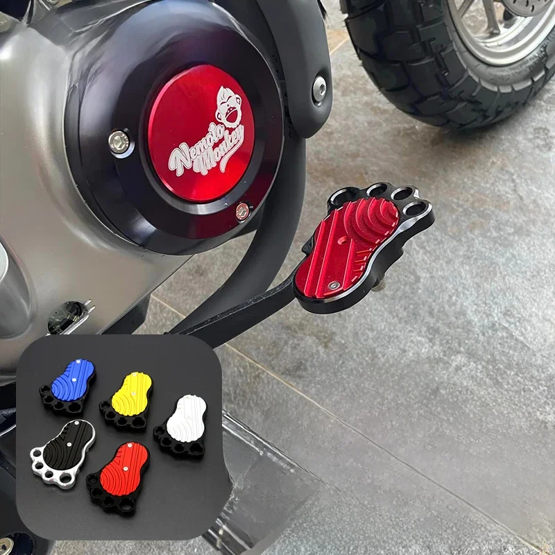 Couvercle de pédale de frein en aluminium, accessoires de Modification pour HONDA MONKEY125, MSX125 GROM DAX125, gros pied