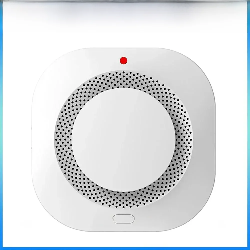 Tuya Smart Zigbee Smoke Detector, Wi-Fi, Proteção contra Incêndio, Alarme de Incêndio, Segurança
