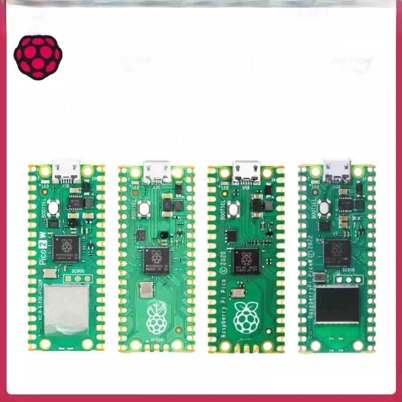 Raspberry Pi Pico 2 RP2350, płytka z mikrokontrolerem RP2040, 520KB, 150MHz, Arm Cortex-M33, open-source, RISC-V, trzy rdzenie Hazard3 — zdjęcie 2