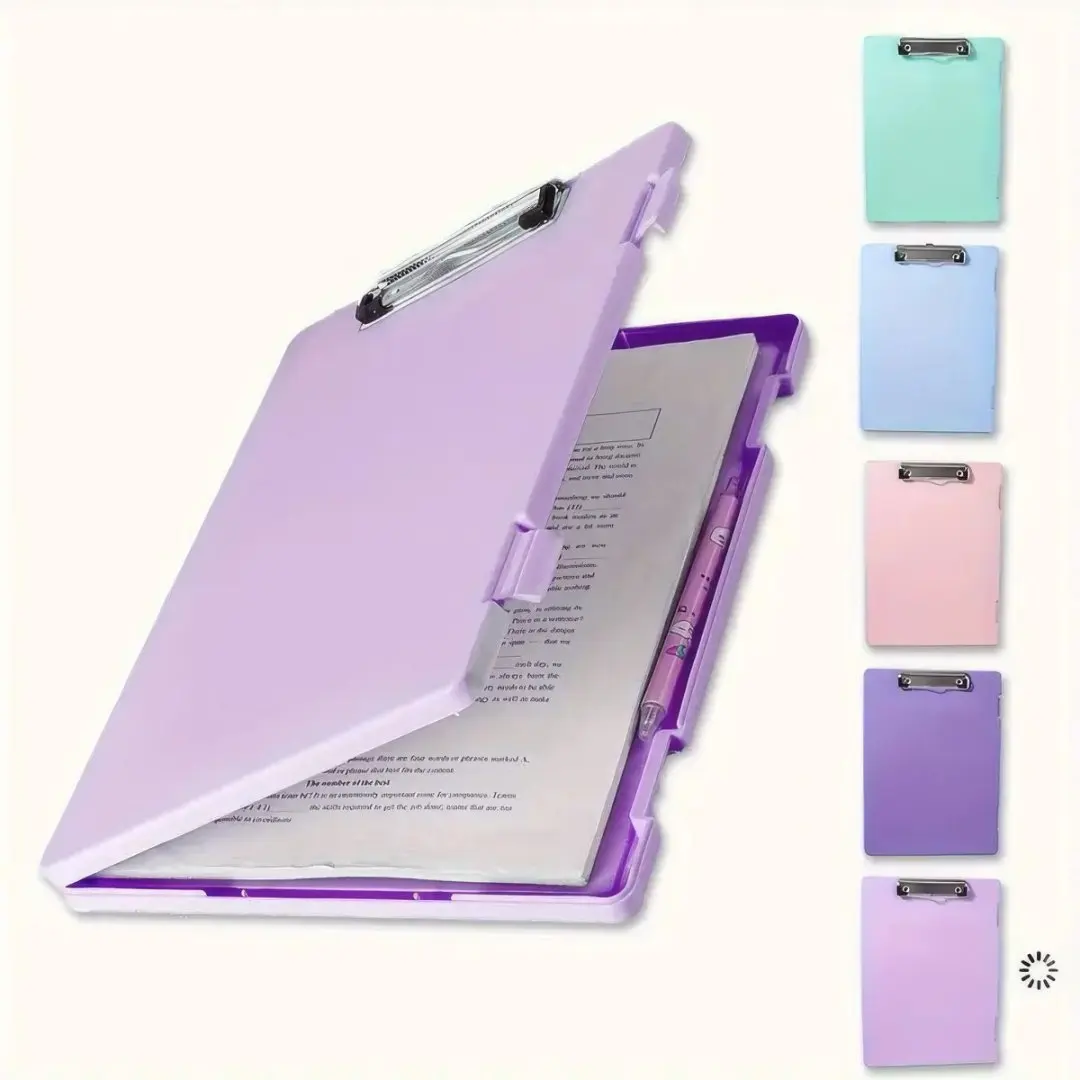 High-Quality Plastic A4 File Organizer Binder With Secure Locking Mechanism & Safety Sealing - Heavy-Duty Durable Rectangular